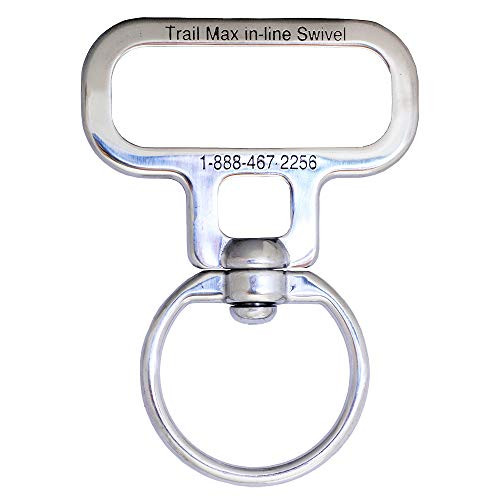 TrailMax in-Line Swivel for Horse Highline Rope, Allows You to Secure Your Stock Without Them Getting Tangled in Their Lead Rope, Allows Stock to Securely Rest While in Camp, Original Design