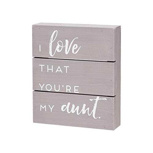 Collins Painting 'I Love That You're My' Rustic Pallet Wood Block Sign (Aunt) Collins Painting 'I Love That You're My' Rustic Pallet Wood Block Sign (Aunt)