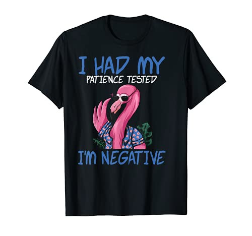 Womens I Had My Patience Tested I'm Negative T-Shirt