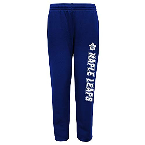 Outerstuff NHL Big Boys Youth -8-20- Post Game Fleece Pant Toronto Maple Leafs Large -14-16-