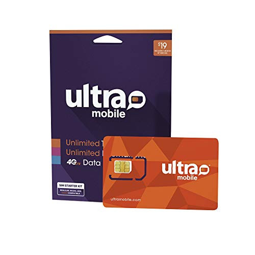 19 Ultra Mobile Phone Plan  Unlimited Talk  and  Text  plus 2GB 5G  4G LTE Data -3-in-1 GSM SIM Card-