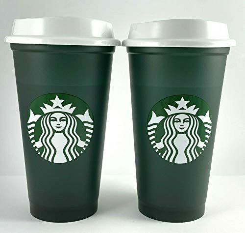 2020 Starbucks Limited Edition Holiday Color Changing Reusable 16 oz Hot Cup  2 Pack Bundle