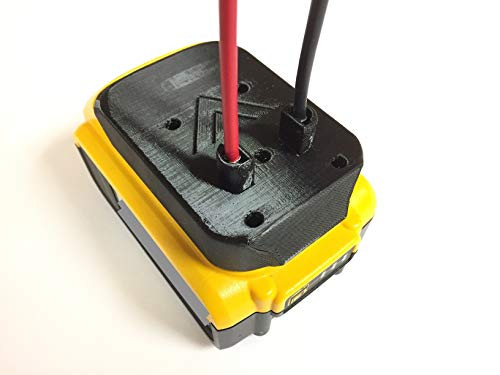 R Battery Adapter for DeWALT 20V Max 18v Dock Power Connector 12 Gauge Robotics