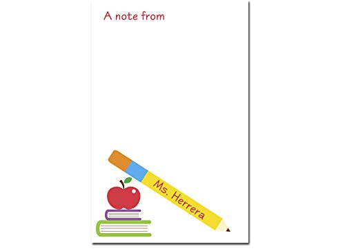 Personalized Teacher Notepad Teacher Gift or Teacher Appreciation