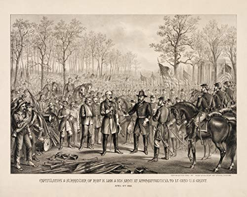 ClassicPix Photo Print 11x14- Surrender of Robert E. Lee at Appomattox April 9 1865