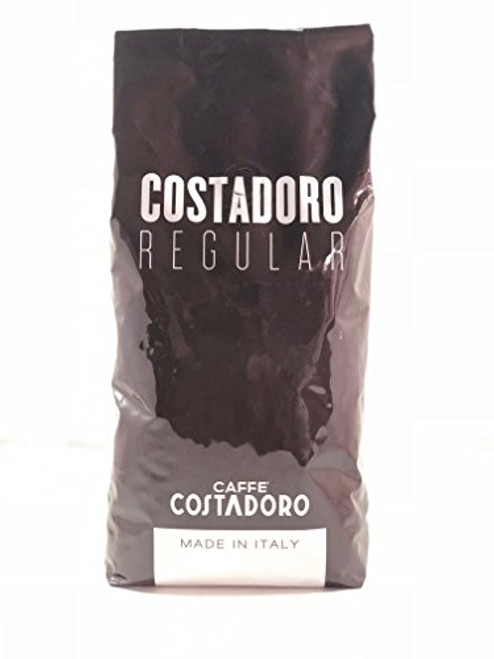 Caffe Costadoro Espresso Roast Whole Bean Coffee 1 Bags, 2.2 Lbs. - 1000 Grams Each