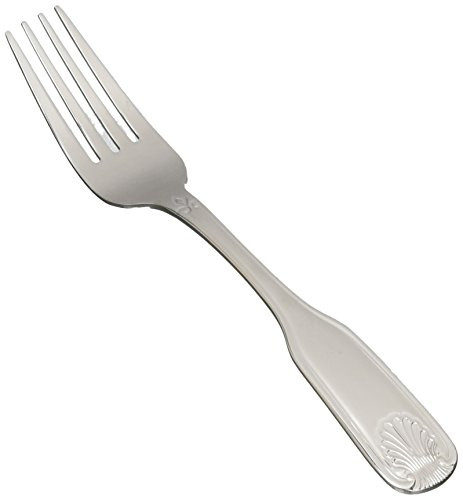 Winco 12-Piece Toulouse Salad Fork Set 18-0 Extra Heavy Weight Stainless Steel
