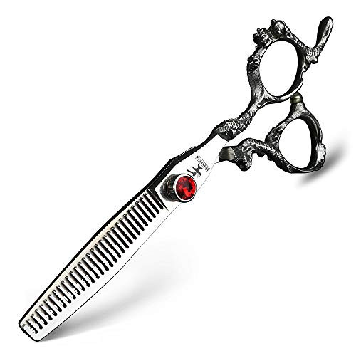 XUANFENG 6" 7" Hairdressing Scissors Hair Professional Cutting Shears Set Hair Thinning Scissors Barber Scissors 440C Japan -6 inch Thinning 20 percent- XUANFENG 6" 7" Hairdressing Scissors Hair Professional Cutting Shears Set Hair Thinning Scissors Barber Scissors 440C Japan -6 inch Thinning 20 percent-