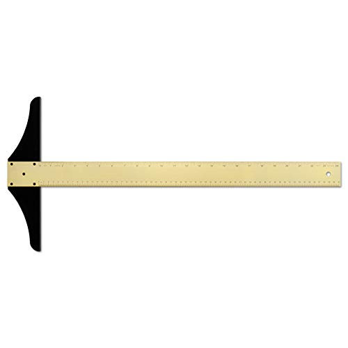 Alumicolor 24-inch Professional Aluminum T-Square for Art Framing  and  Drafting Gold