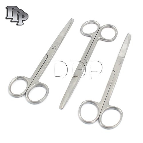 DDP NEW SET OF 3 O.R GRADE DRESSING SCISSORS OPERATING INSTRUMENTS SHARP-BLUNT 5.5"