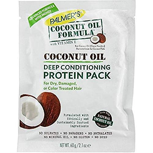 Palmer's Coconut Oil Formula Deep Conditioning Protein Pack 2.10 oz -Pack of 7-