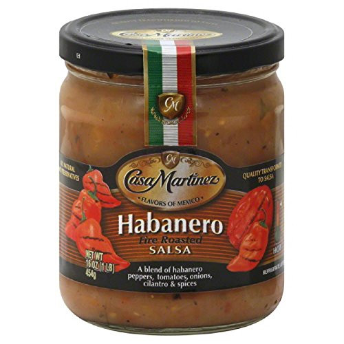 Casa Martinez Salsa Habanero Fire Roasted 16 oz