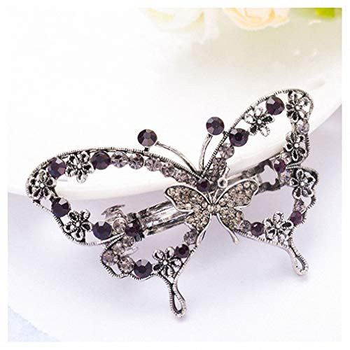 Pudwy 1 pc Vintage Women Girls Women's Crystal Rhinestone Hair Clip Crown Butterfly Leaves Hairpin Tiara Barrettes Hair Accessories 14 Pudwy 1 pc Vintage Women Girls Women's Crystal Rhinestone Hair Clip Crown Butterfly Leaves Hairpin Tiara Barrettes Hair Accessories 14