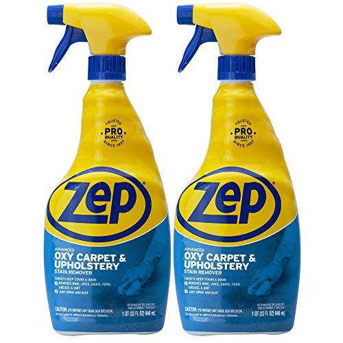Zep Advanced Oxy Carpet Cleaner 32 Ounce ZUOXSR32 -Pack of 2- Great for Upholstery Carpet  and  Laundry