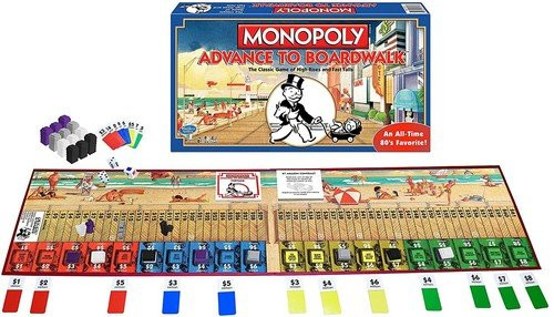 Winning Moves Games Monopoly Advance to Boardwalk - The Classic Game of High Rises & Fast Falls! Children's Board Game