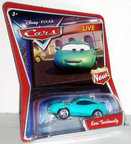 Kori Turbowitz Disney Pixar Cars 1:55 Scale Mattel With "New" Symbol Sign On Card