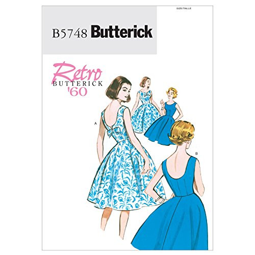 BUTTERICK PATTERNS B5748 Misse-Misse Petite Dress Size A5 -6-8-10-12-14-