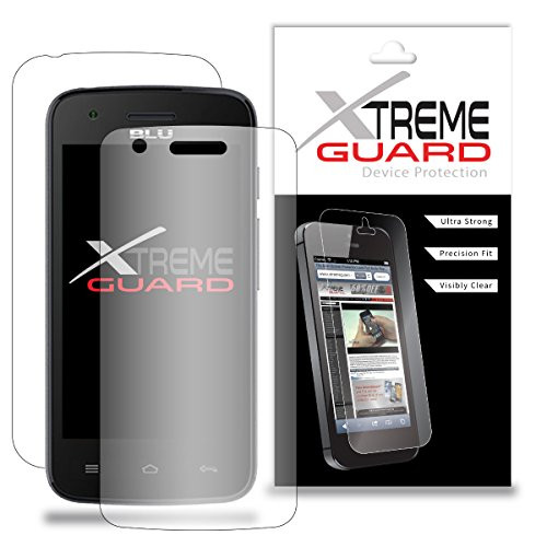 Premium XtremeGuard Full Body Screen Protector Front and Back for BLU Dash L D050 -Ultra Clear-