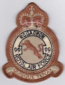RAF Patch b 99 Squadron Royal Air Force Crest C17 Brize Norton t 116mm 90mm THERMOADHESIVE Embroidered Patches Patch