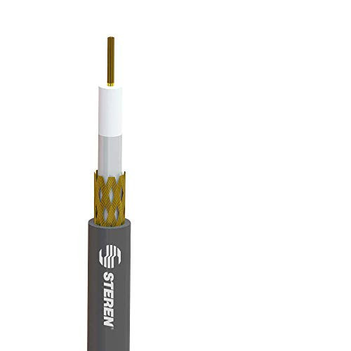 Coax Cable - Coaxial Cable Connector - 18ft Antenna Cable - Coax Connector - Coax Cable Connector - RG8X Coaxial Cable - UHF Antenna Cable - Male to Male Cable - RG8X Coax - 5.5 M - STEREN 205-718