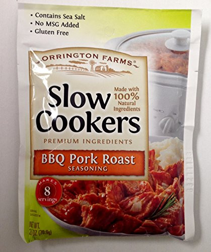 Orrington Farms BBQ Pork Roast Seasoning for Slow Cookers -4- 2.5oz Packets
