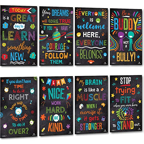 Sproutbrite Classroom Poster Decorations - Motivational Kindness & Inspirational Posters