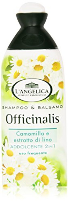 L'Angelica-"Officinalis" Shampoo Soothing with Chamomille and Extract of Linseed 250ml - 8.45fl.oz - Italian Import -