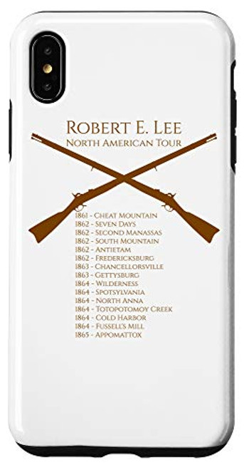 iPhone XS Max American Civil War Robert E. Lee North American Tour Case