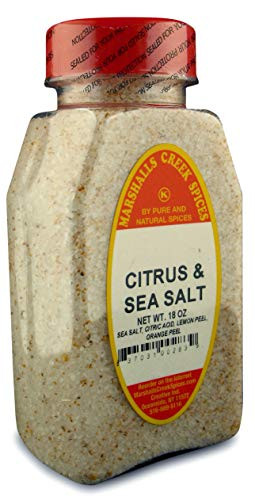 Marshalls Creek Kosher Spices -st08- CITRUS SEA SALT BLEND 18 oz