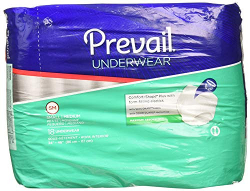 Prevail Maximum Absorbency Underwear Small-Medium Pack of 18