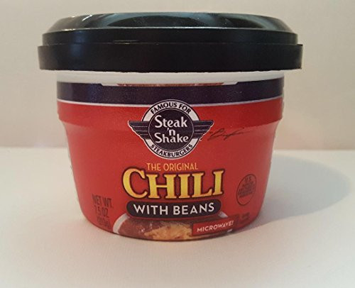 Steak N Shake Original Chili With Beans 7.5 Oz -Pack of 2-