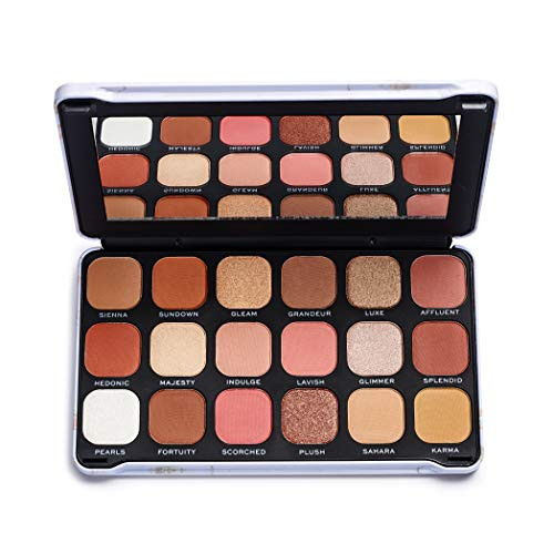 Makeup Revolution Eyeshadow Palette Forever Flawless Decadent Eye Makeup Makeup Palette 18 Shades Eye Shadow