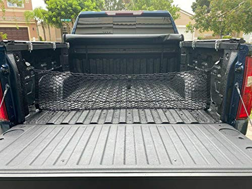 Stretchable Envelope Style Trunk Cargo Net for GMC Sierra 2013-2021