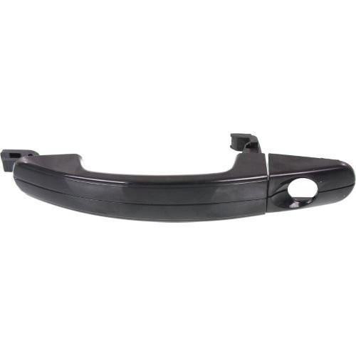 Perfect Fit Group REPFD462195 - Focus Front Door Handle RH Outside Smooth Black W-O Keyhole Plastic --Rear Rh- Lh-