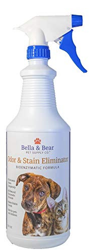 Bella  and  Bear Odor  and  Stain Eliminator  Professional Grade Bioenzymatic Cleaner  Powerful Stain Remover  Removes Pet Urine Odor Instantaneously  Works On Many Surfaces