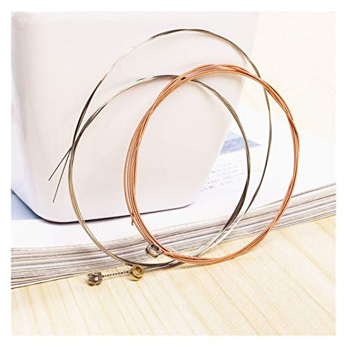DINGGUANGHE 6Pcs Practical Guitar Strings Loose Strings Acoustic Guitar E-1st B-2nd G-3rd for Acoustic Folk Guitar Classic Guitar Accessories -Color - E 1st-