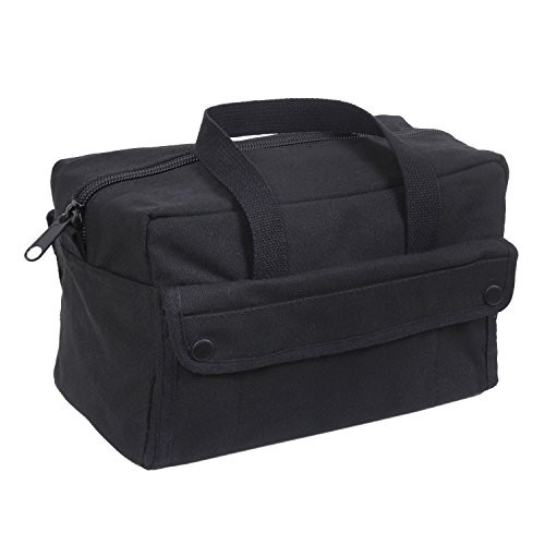 Ultimate Arms Gear Black G.I. Type Mechanic's Heavy Duty Canvas Tool Bag Military Field Carry Bag General Purpose Supply Storage Bag for Gear Trade Handyman Mechanics Electricians Plumbers