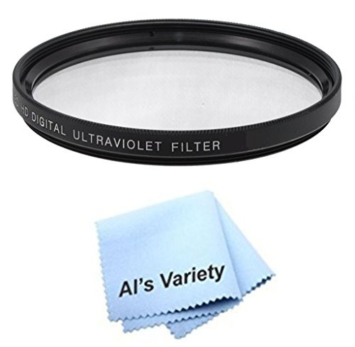 72mm High Resolution Clear Digital UV Filter with Multi-Resistant Coating for Panasonic 14-150mm f-3.5-5.6 Vario-Elmarit Aspherical MEGA O.I.S.  plus Microfiber Cleaning Cloth