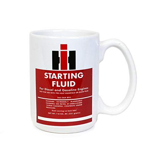 International Harvester 15oz IH Starting Fluid Ceramic Mug OBT1500 International Harvester 15oz IH Starting Fluid Ceramic Mug OBT1500