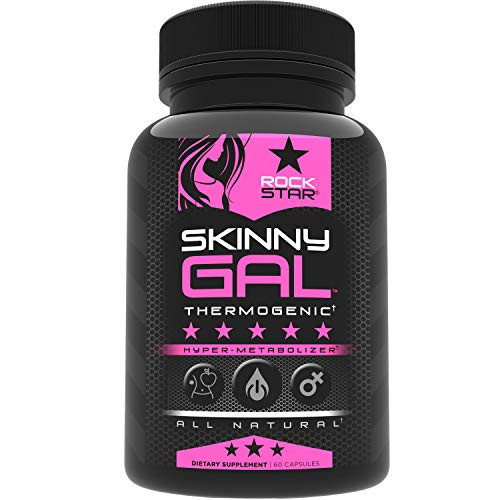 Skinny Gal Weight Loss Pills for Women Diet Pills Appetite Suppressant Support Thermogenic Fat Burner by Rockstar 60 Veggie Caps