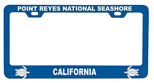R and R Imports Point Reyes National Seashore California Turtle Design Souvenir Metal License Plate Frame