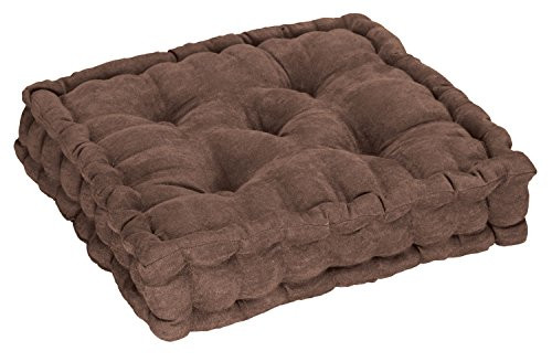 Fox Valley Traders Tufted Booster Cushion, Chocolate