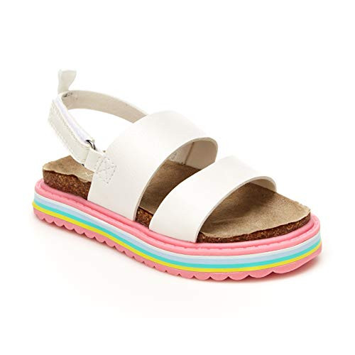 carter's Girls Carlyle Sandal White 7 Toddler