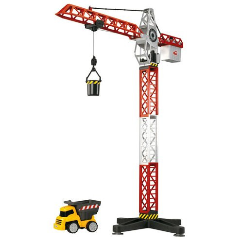 Dickie Toys Construction Crane with Construction Vehicle Playset
