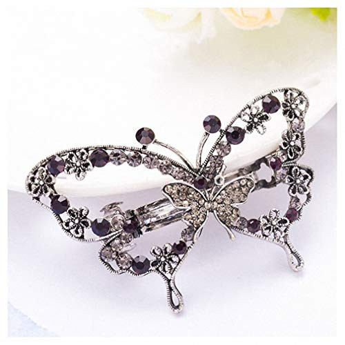 Pudwy Women's Vintage Butterfly Leaves Hairpins Crystal Rhinestone Hair Clip Crown Tiara Girls Barrette Beautiful Hair Gifts 14 Pudwy Women's Vintage Butterfly Leaves Hairpins Crystal Rhinestone Hair Clip Crown Tiara Girls Barrette Beautiful Hair Gifts 14