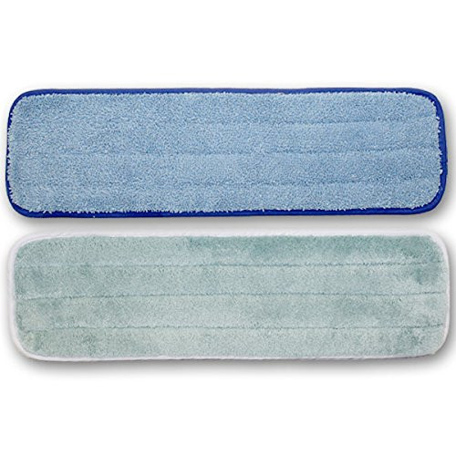 Shaw Vibrant Microfiber Mop Replacement Pads 1 Wet/1 Dry