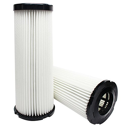 Upstart Battery 2-Pack Replacement for Dirt Devil Featherlite Bagless Upright M085845 Vacuum HEPA Filter - Compatible with Dirt Devil 3JC0280000 F1 HEPA Filter
