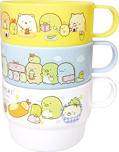 Sumikko Gurashi SC G San-X Plastic Cup 3 lot Set SC bento Design 200ml SG-5526177SB