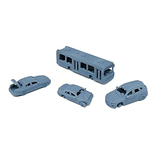 Outland Models Railway Scenery Accessory Abandoned Vehicles Set 1-160 N Scale