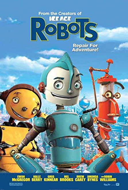 Robots Poster Movie -27 x 40 Inches - 69cm x 102cm- -2005- -Style E- Robots Poster Movie -27 x 40 Inches - 69cm x 102cm- -2005- -Style E-
